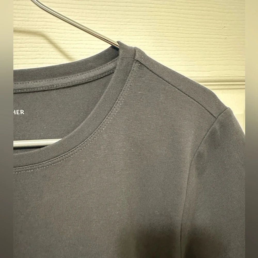 Eileen Fisher Classic Gray T-shirt Maxi Dress - Picture 5 of 11